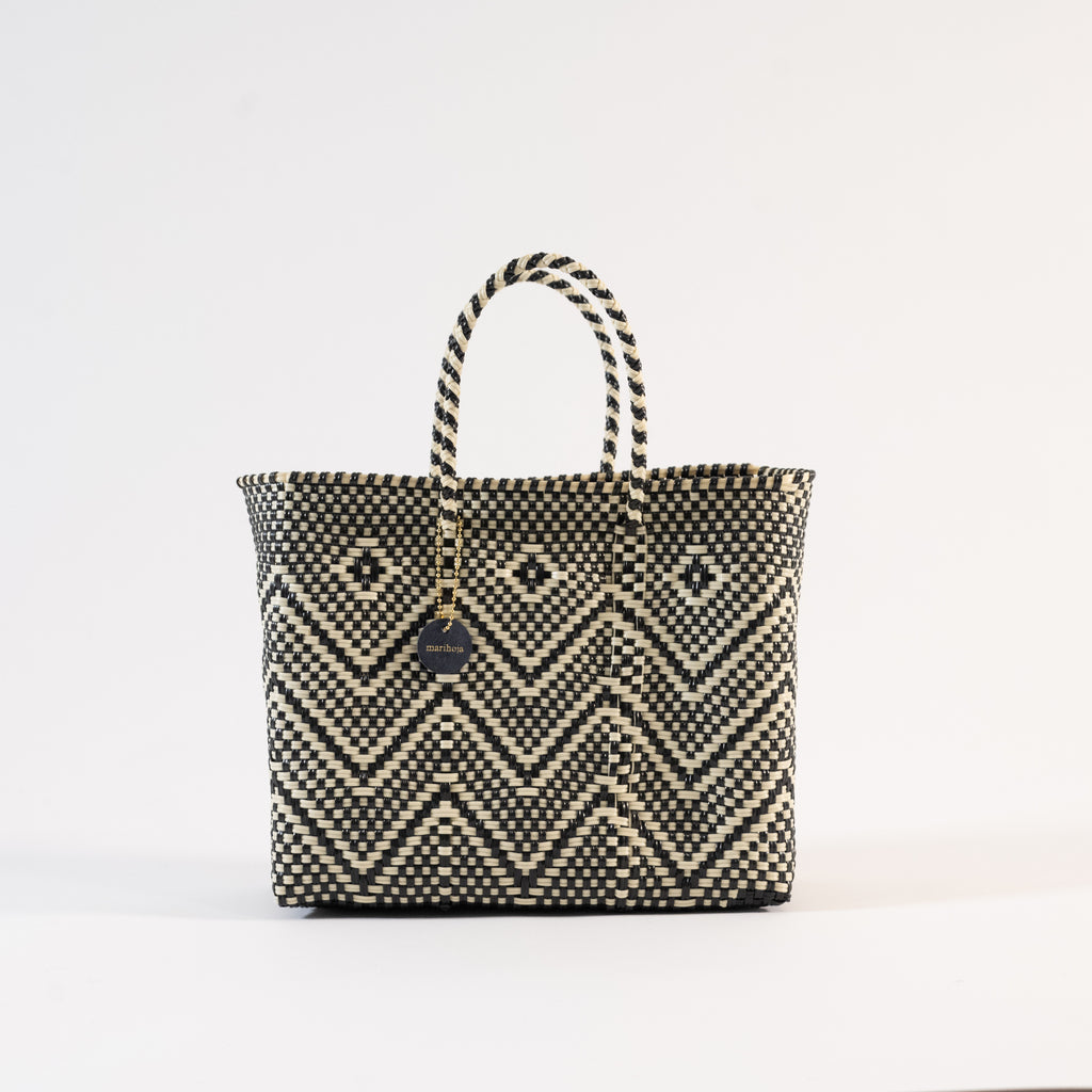 Mercado Bag Bianca (Black&Cream)