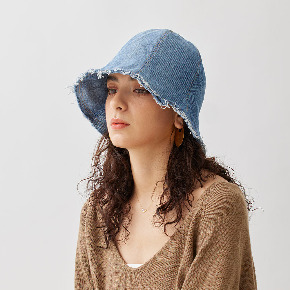 Remake Denim Tulip Hat