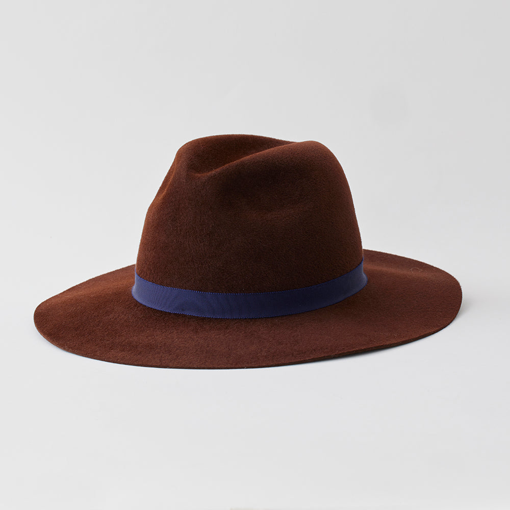 Sombrero Fedora de terciopelo