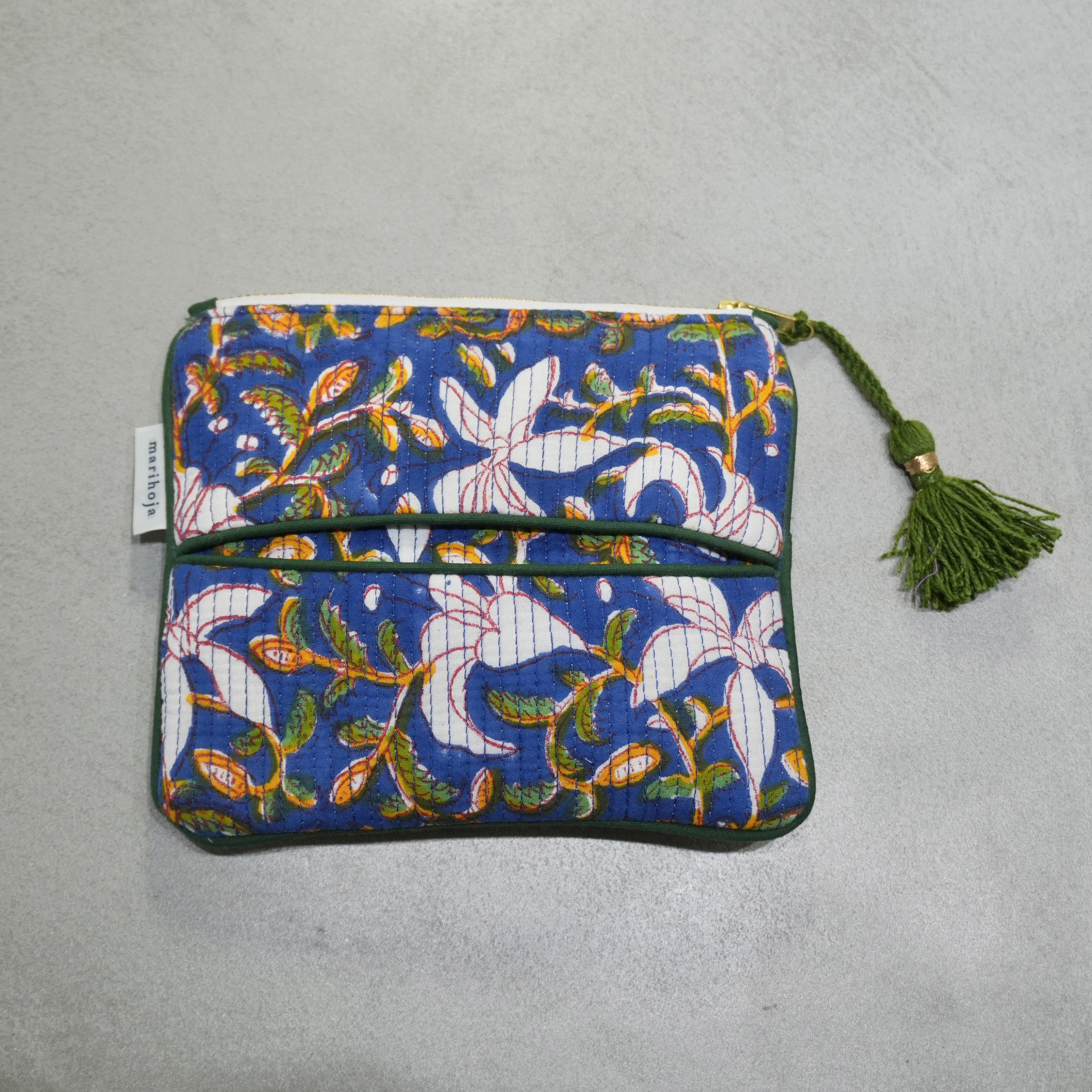 Block Print Kantha Pouch