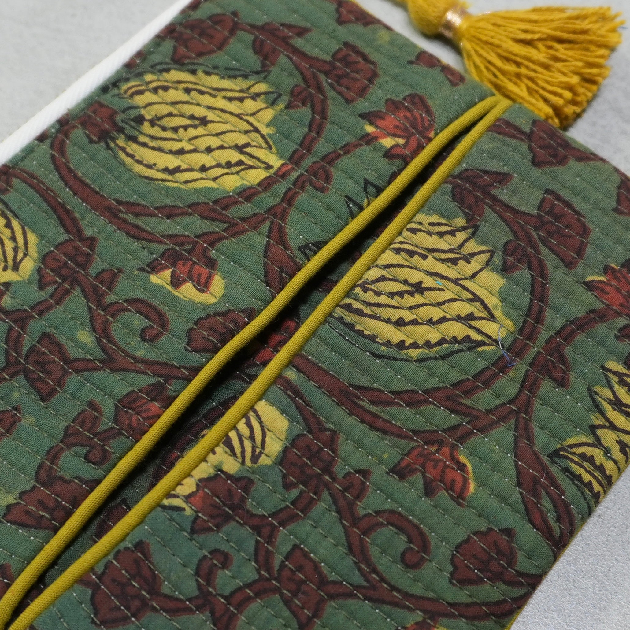 Block Print Kantha Pouch