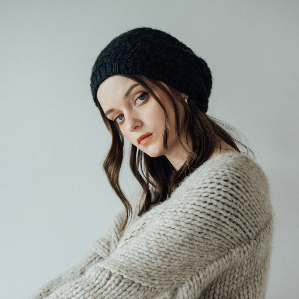 Wave Wool Beret