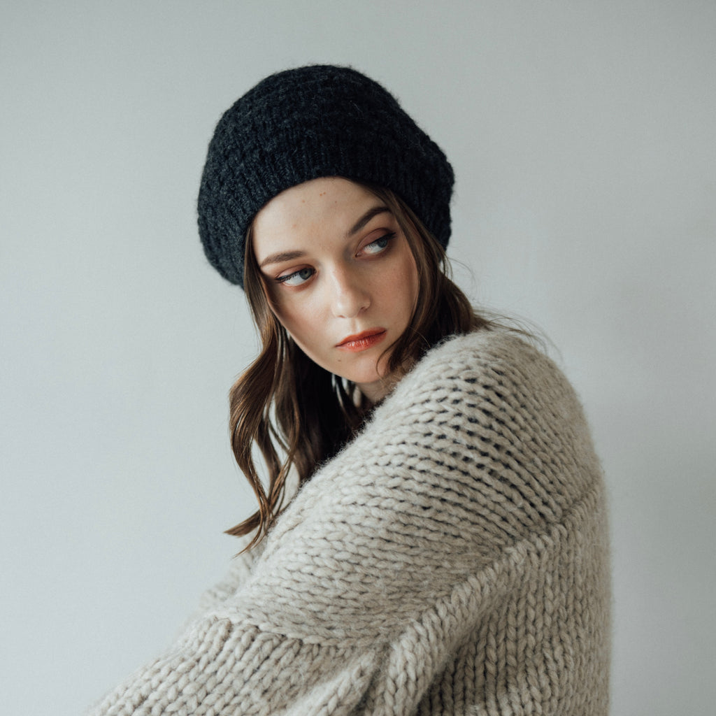 Wave Wool Beret