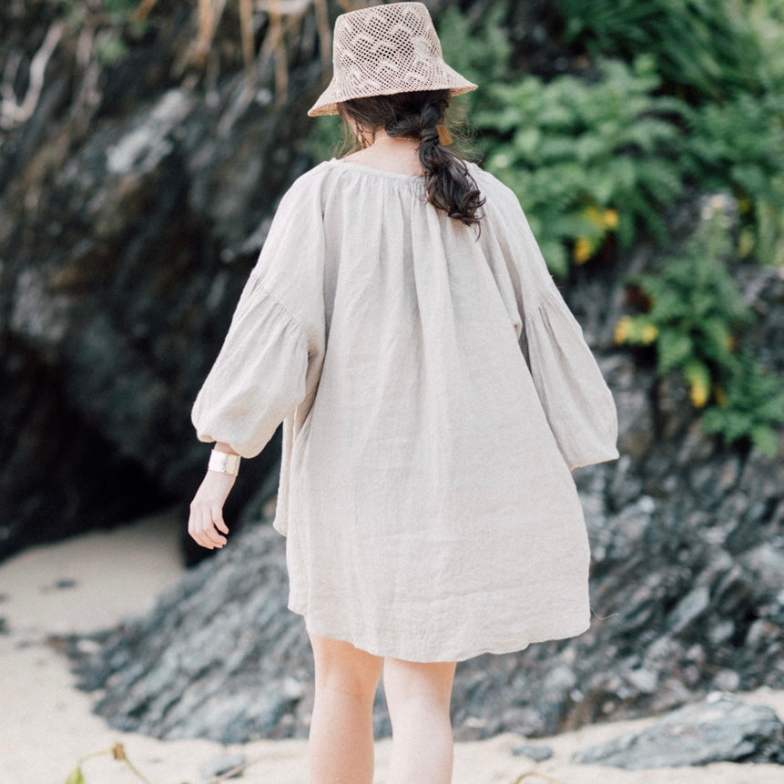 Natural Dyed Linen Tunic