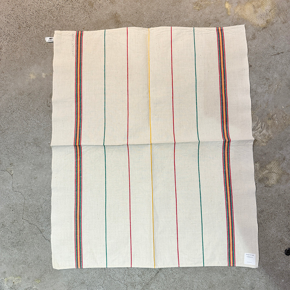 Vintage Dish Towel (Mulch Stripe)