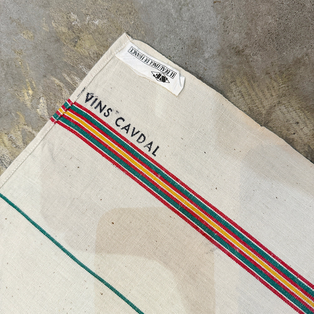 Vintage Dish Towel (Mulch Stripe)