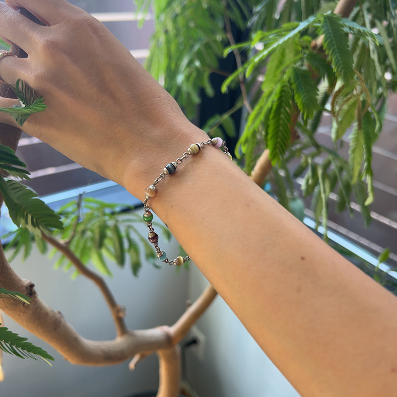 Vintage Silver Naturalstone Bracelet