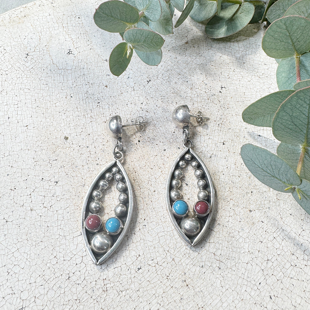 Vintage Mexican Drop Earrings