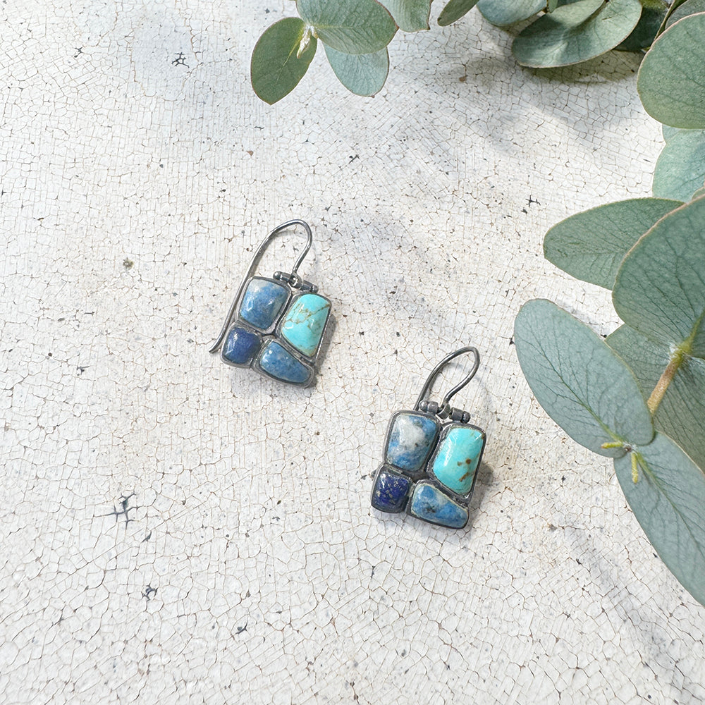 Vintage Silver & Turquoise Earring