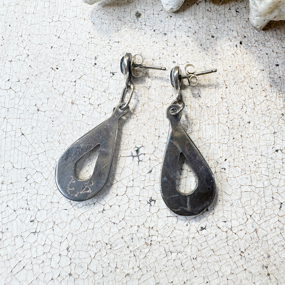 Zuni Multi Stone Drop Earring