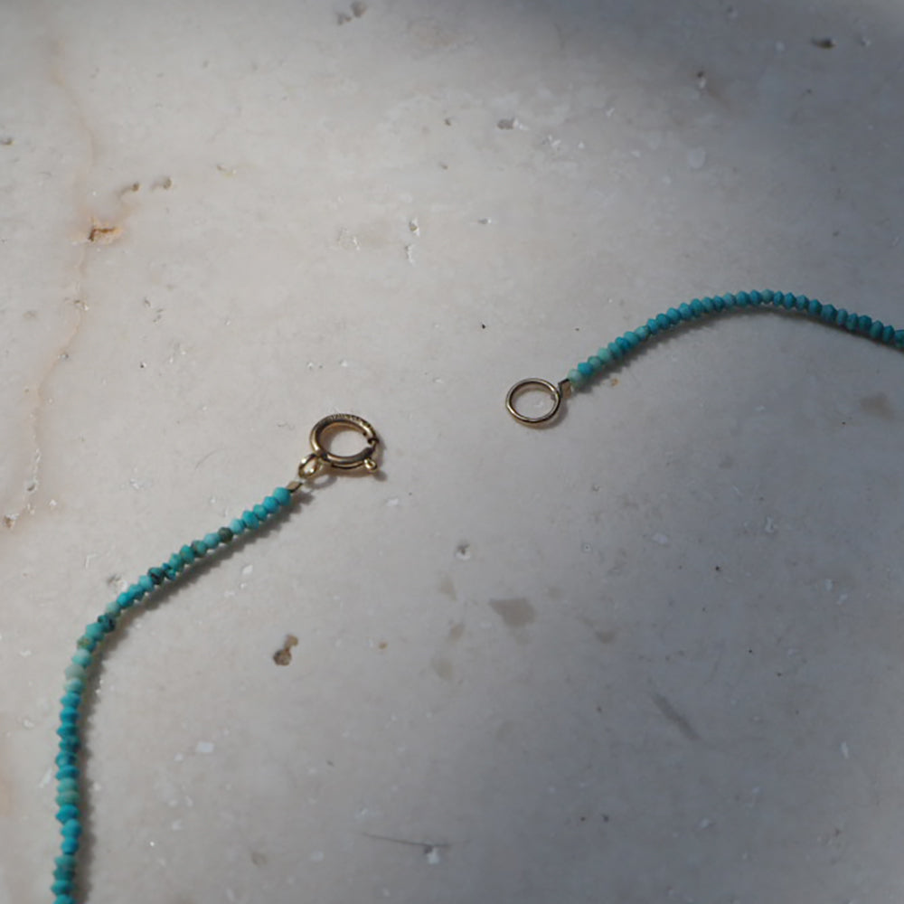 【受注】Turquoise Choker Necklace