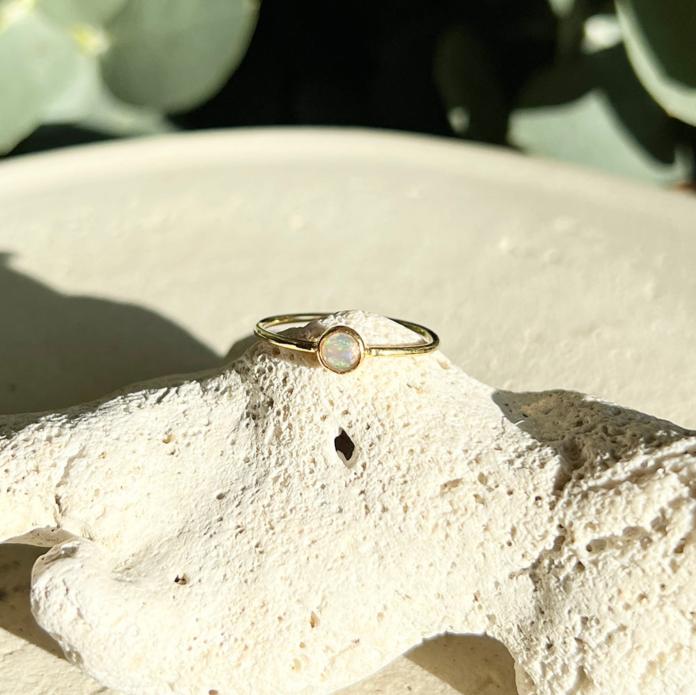 Natural Stone Ring 【Opal 9】