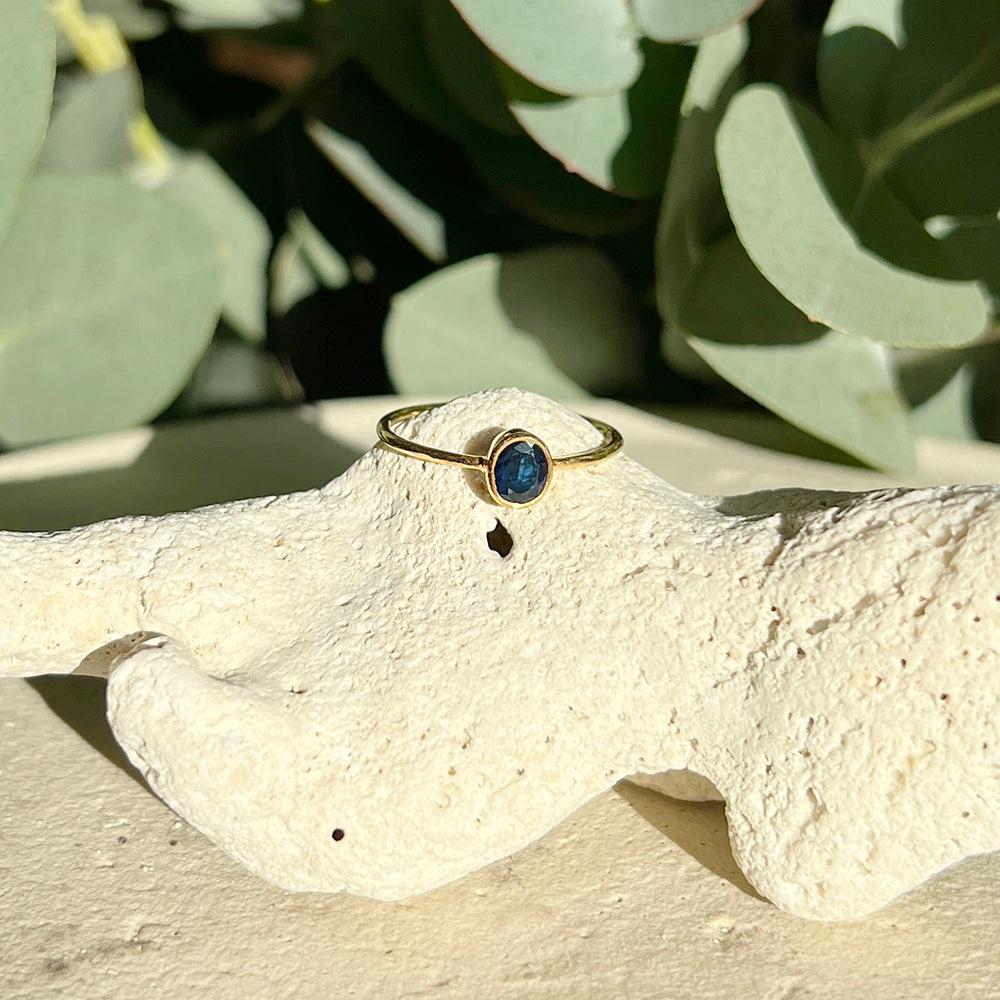 Natural Stone Ring 【Sapphire 12】