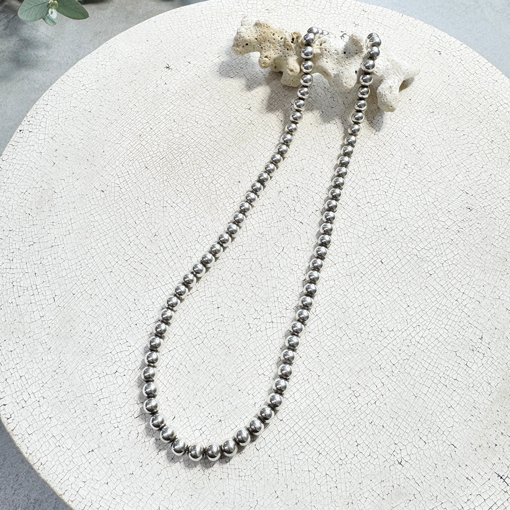 Silver Beads Necklace