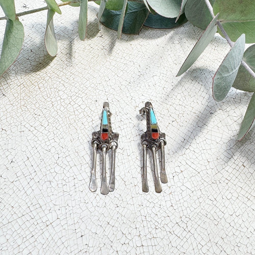 Zuni Inlay  Earring