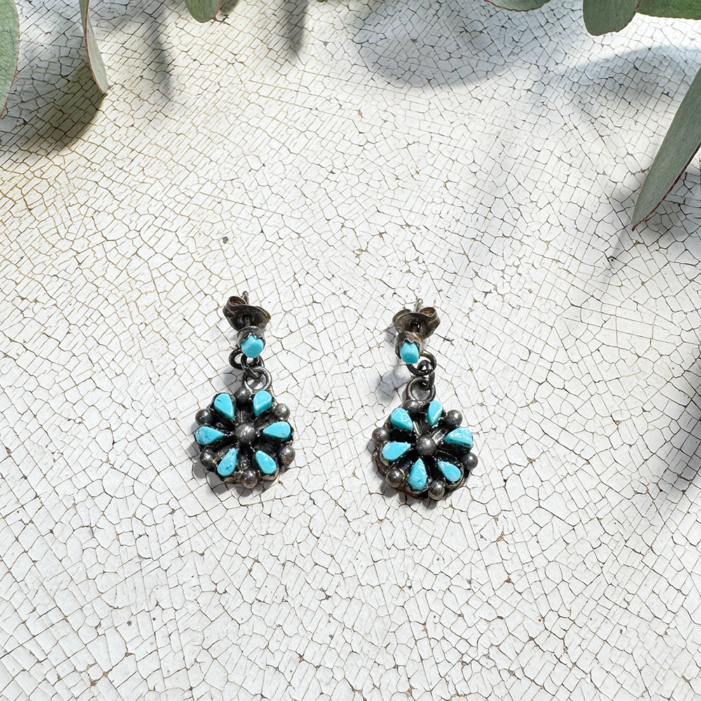 Flower Turquoise Earring