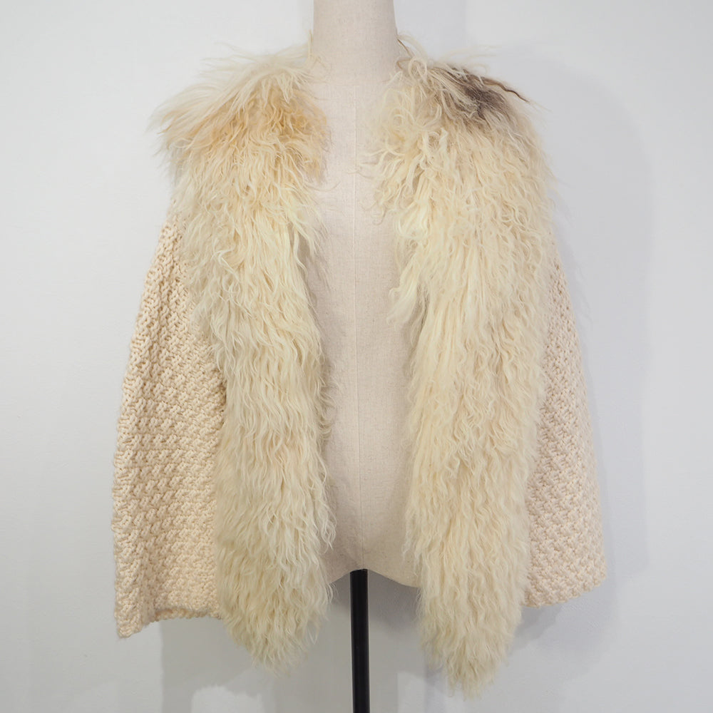 Vintage Mouton Knit Jacket