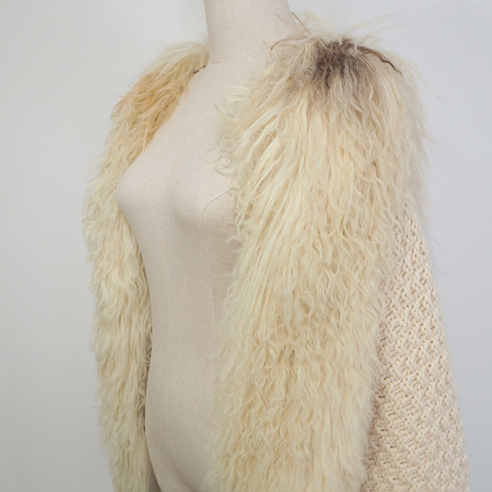 Vintage Mouton Knit Jacket