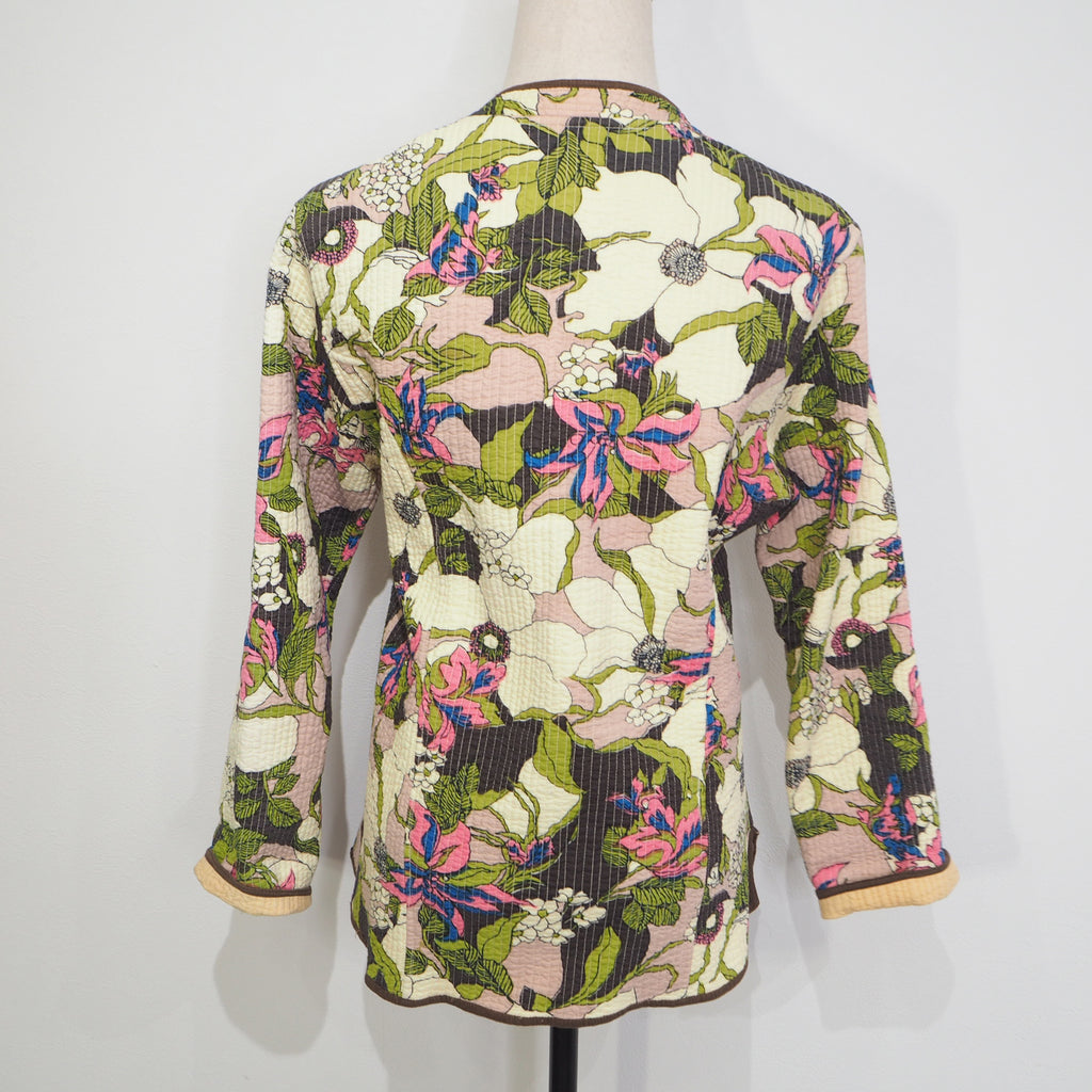 Vintage Quilting Flower Jacket