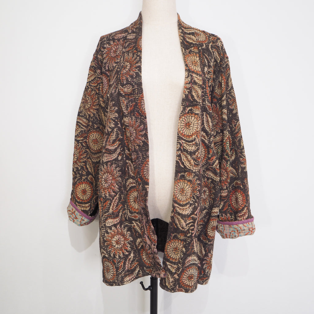 Vintage Kantha Quilt Jacket