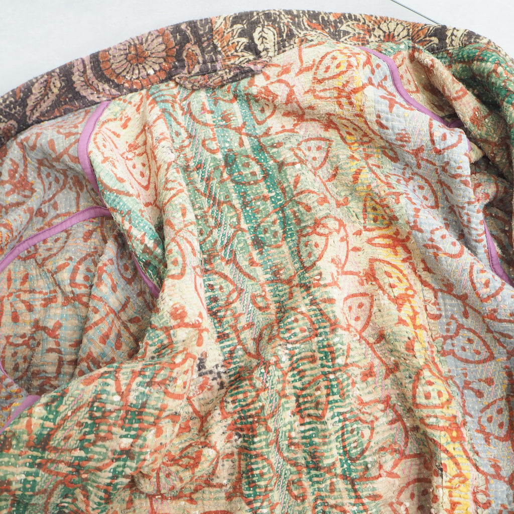 Vintage Kantha Quilt Jacket