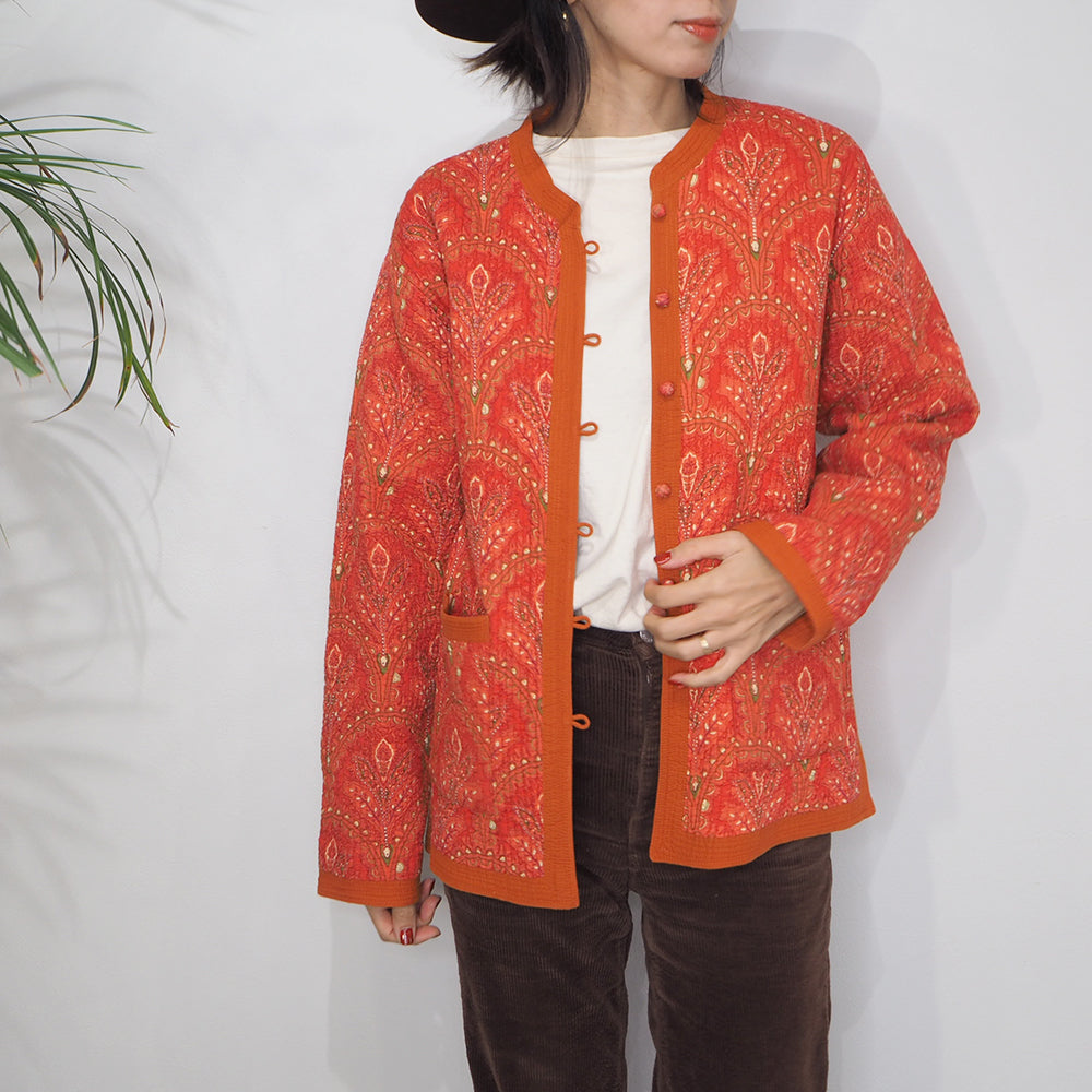 Vintage Quilting Red Jacket