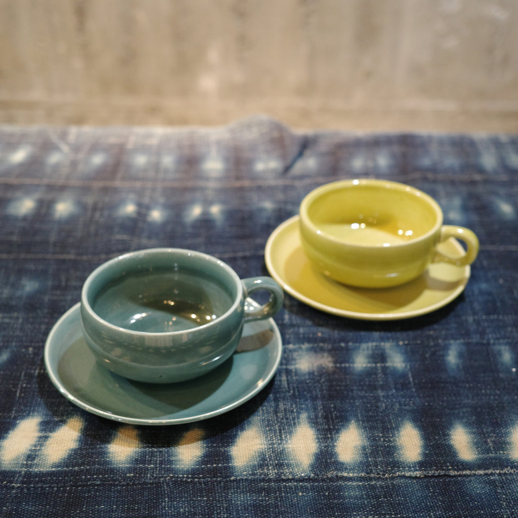 Tea cup & Saucer　Green