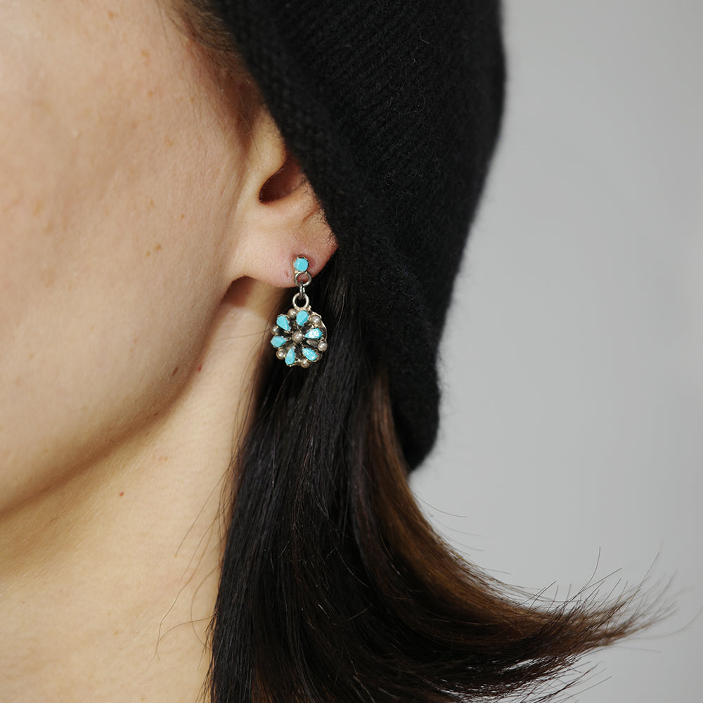 Flower Turquoise Earring