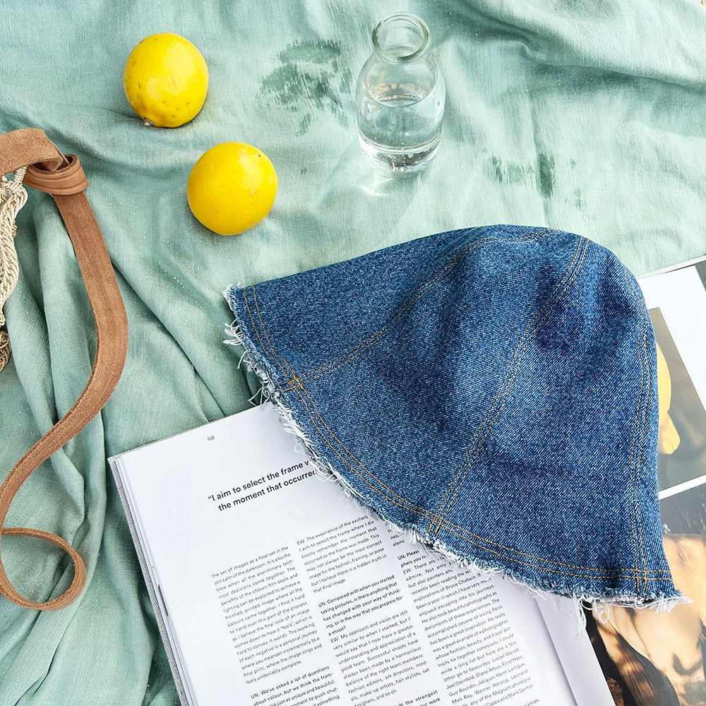 Remake Denim Tulip Hat