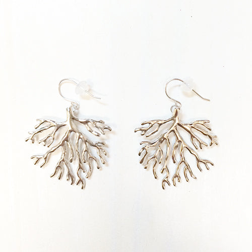 Coral Earring(silver)