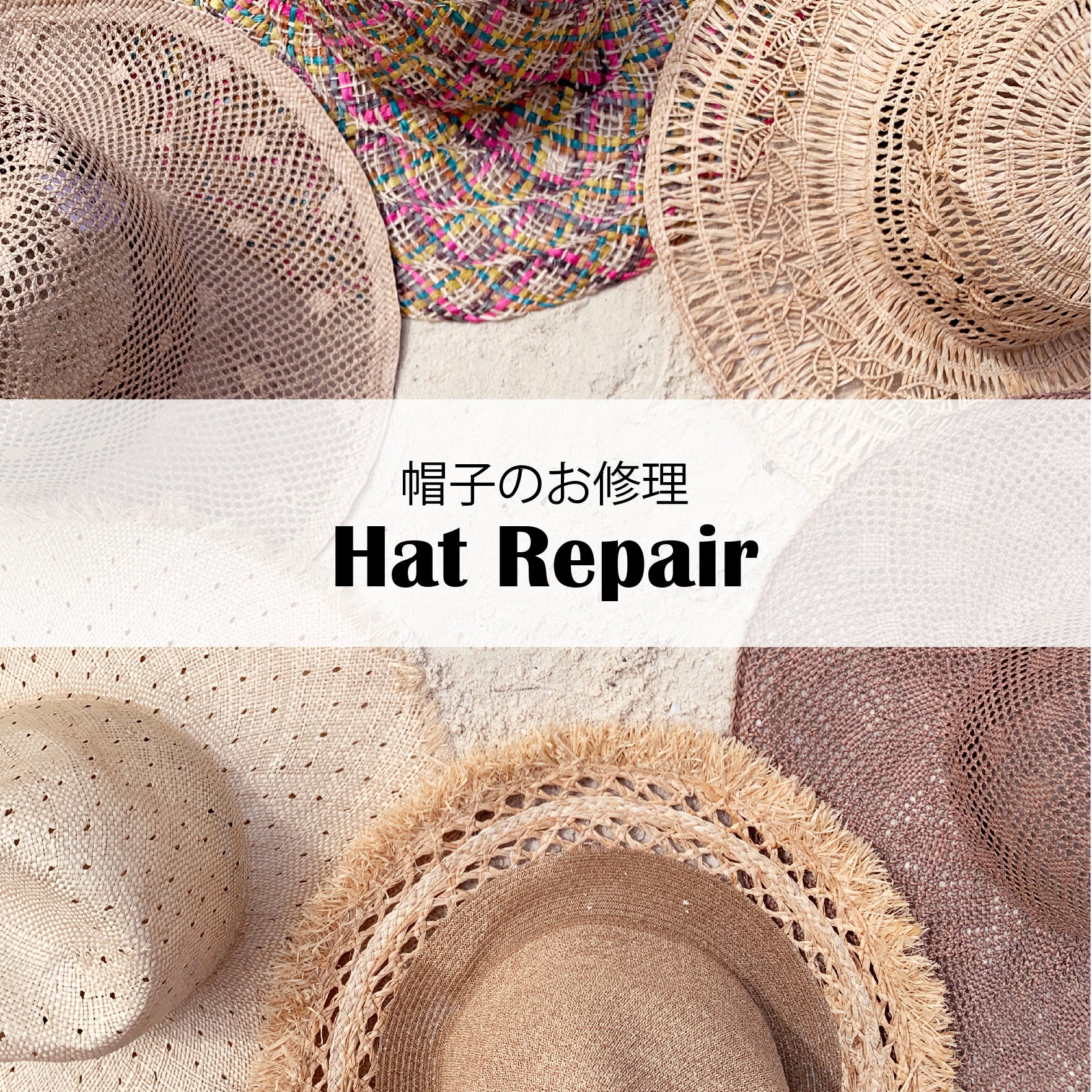 reparación de sombreros