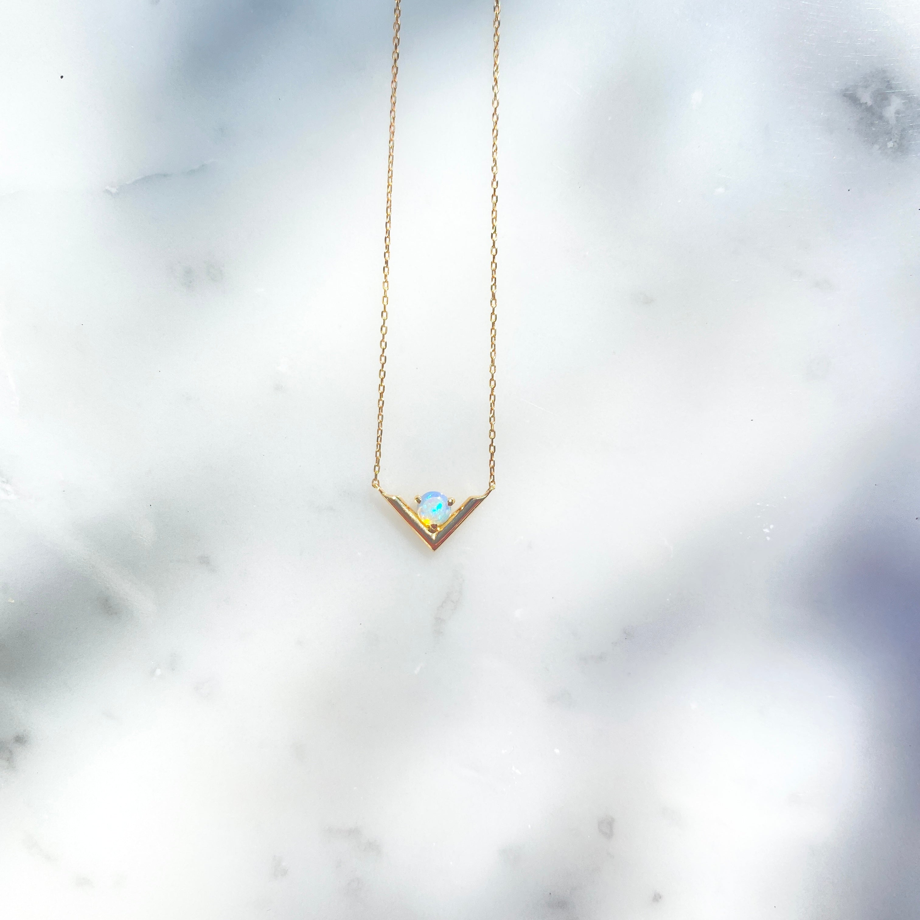 Precious Opal  Necklace